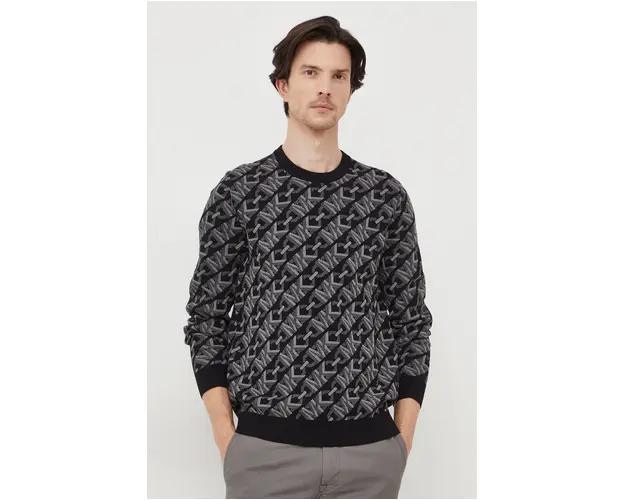 Michael Kors pulover barbati, culoarea negru