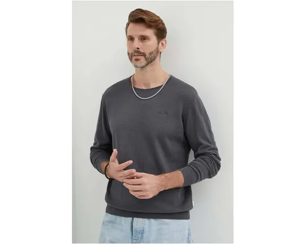 Pepe Jeans pulover din in MILLER culoarea gri, light, PM702422