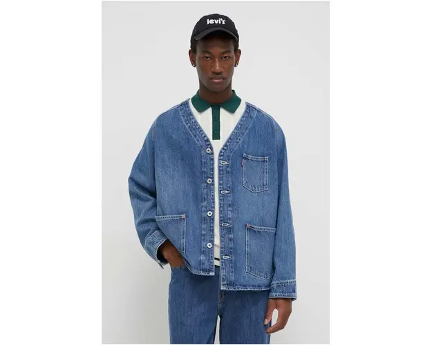 Levi's geaca jeans barbati, de tranzitie, oversize