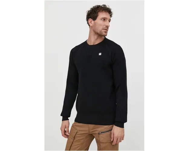 G-Star Raw pulover barbati, culoarea negru