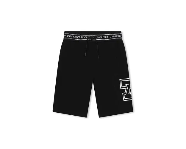 Karl Lagerfeld pantaloni scurti copii culoarea negru