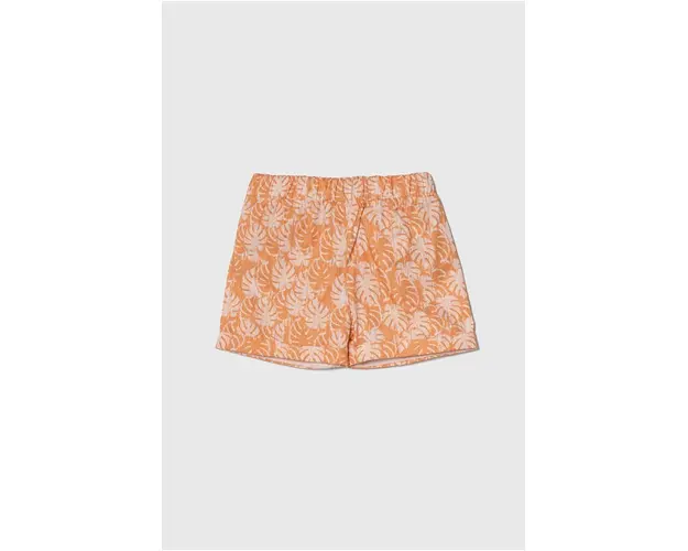 Jamiks pantaloni scurti din bumbac pentru copii culoarea portocaliu