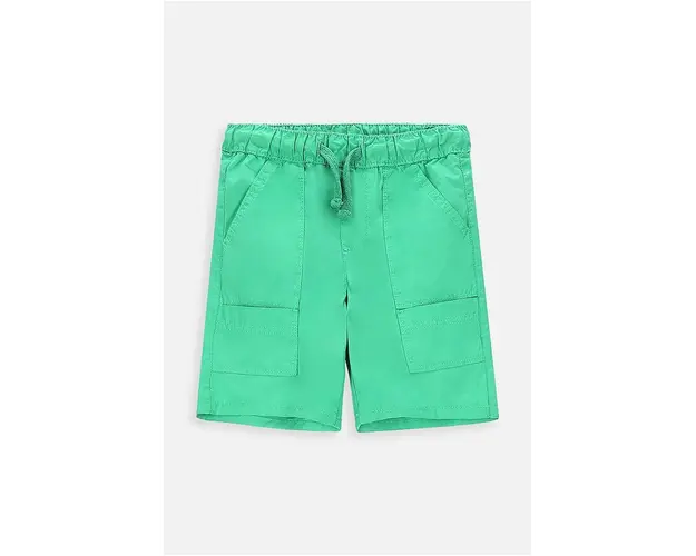 Coccodrillo pantaloni scurti din bumbac pentru copii culoarea verde