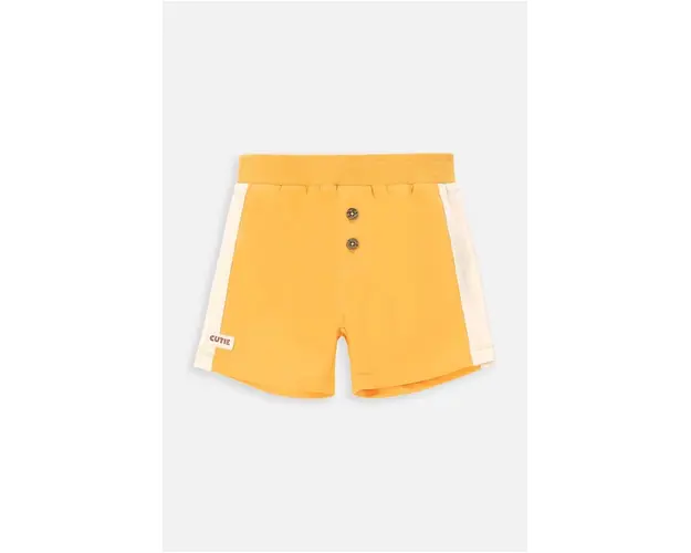 Coccodrillo pantaloni scurti bebe culoarea galben