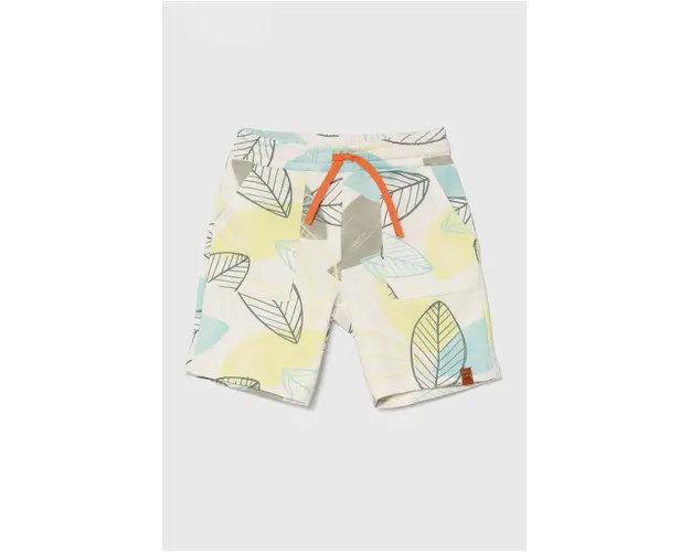 United Colors of Benetton pantaloni scurti din bumbac pentru copii culoarea bej