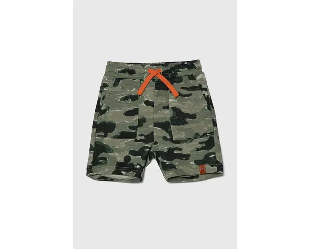 United Colors of Benetton pantaloni scurti din bumbac pentru copii culoarea verde