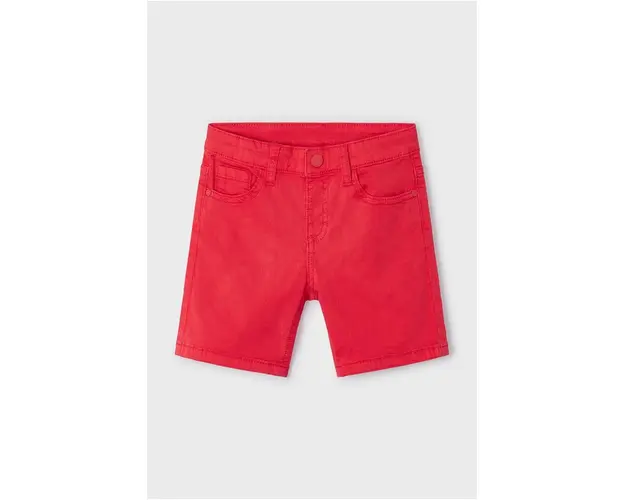 Mayoral pantaloni scurti copii culoarea rosu, talie reglabila