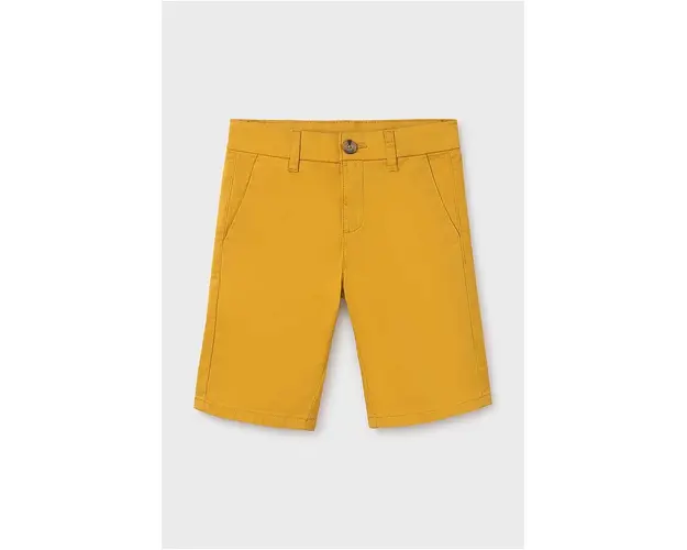 Mayoral pantaloni scurti copii culoarea galben