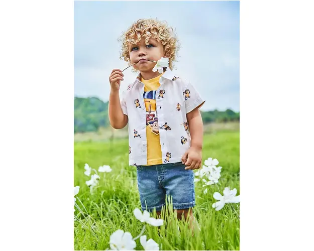 Mayoral pantaloni scurti bebe soft denim