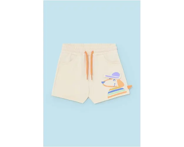 Mayoral pantaloni scurti bebe culoarea bej