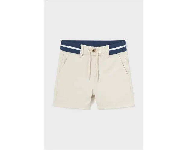 Mayoral pantaloni scurti bebe culoarea bej