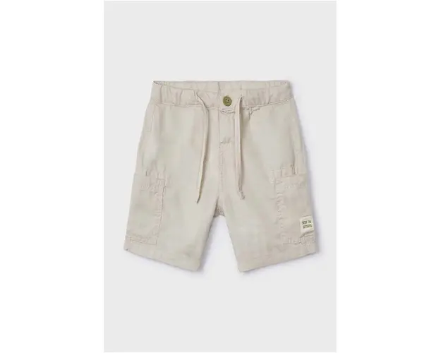 Mayoral pantaloni scurti copii culoarea bej