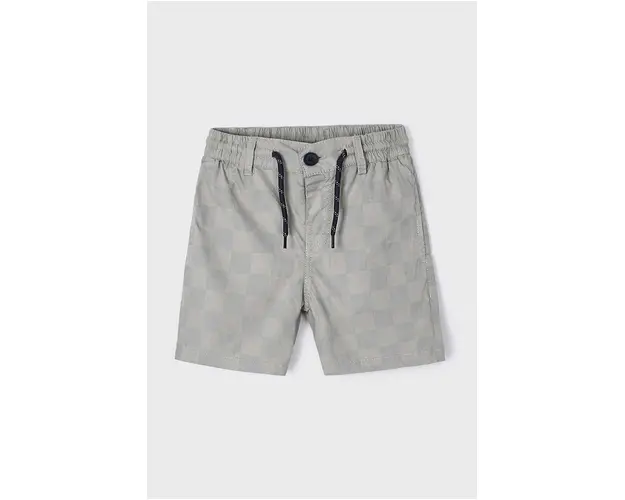 Mayoral pantaloni scurti din denim pentru copii culoarea verde