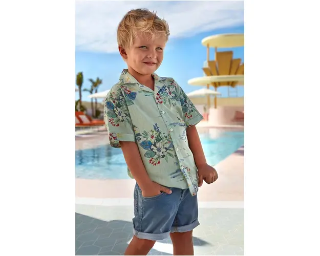 Mayoral pantaloni scurti din denim pentru copii soft denim