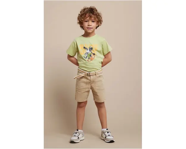 Mayoral pantaloni scurti copii culoarea bej