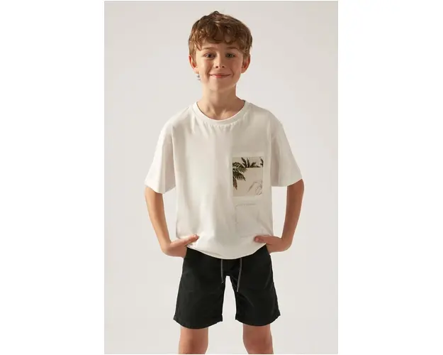 Mayoral pantaloni scurti copii culoarea negru