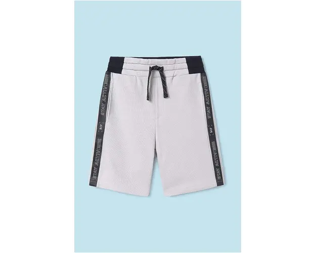 Mayoral pantaloni scurti copii culoarea gri