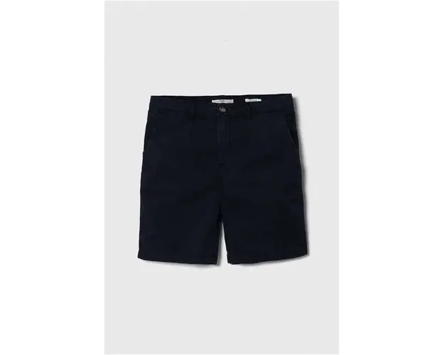 Pepe Jeans pantaloni scurti copii THEODORE SHORT culoarea albastru marin, talie reglabila
