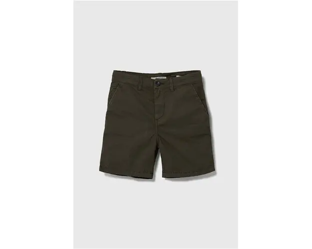 Pepe Jeans pantaloni scurti copii THEODORE SHORT culoarea verde, talie reglabila