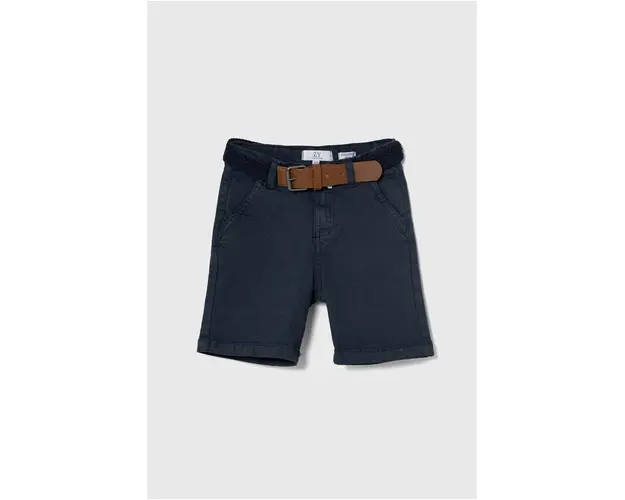 zippy pantaloni scurti copii culoarea albastru marin, talie reglabila