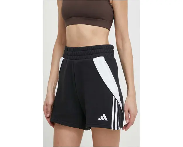 adidas Performance pantaloni scurti de antrenament Tiro 24 culoarea negru, modelator, high waist, IP1950