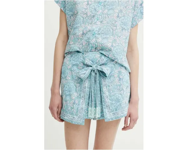 Pepe Jeans pantaloni scurti din bumbac EMBER modelator, high waist, PL801101