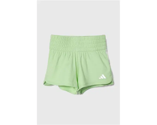 adidas pantaloni scurti copii culoarea verde, cu imprimeu
