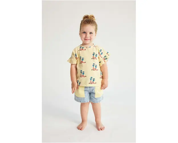 Bobo Choses pantaloni scurti din bumbac pentru bebelusi modelator