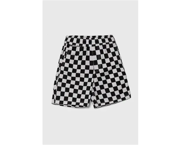 Vans pantaloni scurti copii BY RANGE ELASTIC WAIST SHORT KIDS culoarea alb, modelator