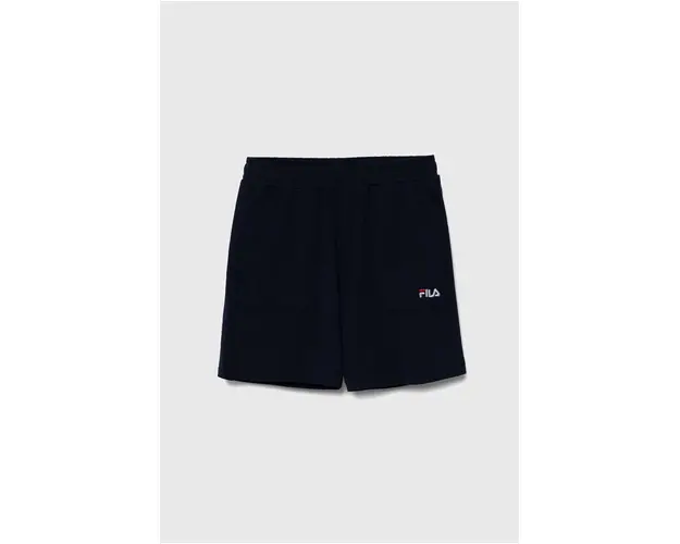 Fila pantaloni scurti copii LADBERGEN culoarea albastru marin, neted, talie reglabila