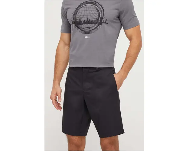 BOSS Green pantaloni scurti barbati, culoarea negru 50504384