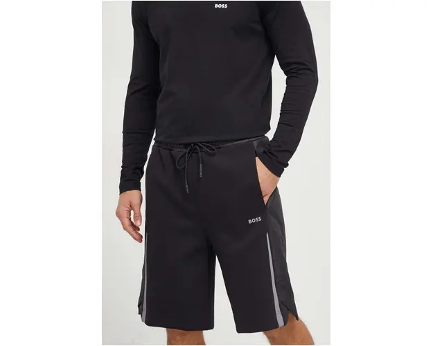BOSS Green pantaloni scurti barbati, culoarea negru 50504877