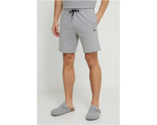 BOSS pantaloni scurti de lounge culoarea gri 50515367