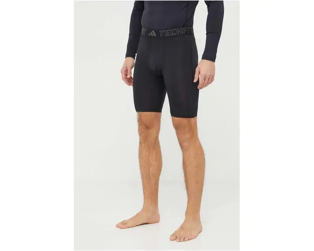 adidas Performance pantaloni scurti de antrenament Techfit culoarea negru HJ9921