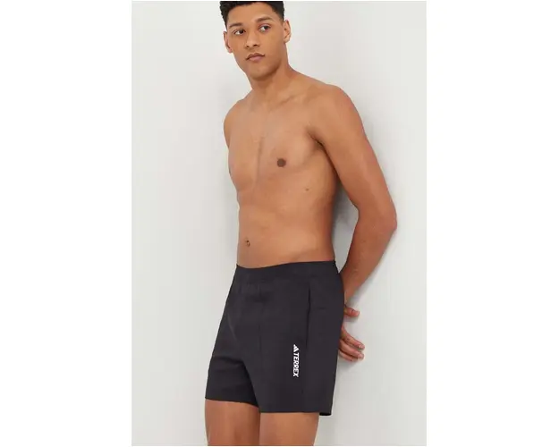 adidas TERREX pantaloni scurti sport TERREX Multi barbati, culoarea negru HM4013