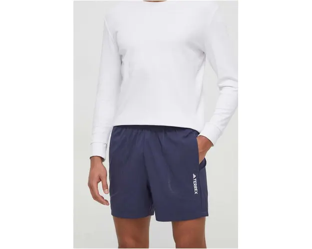 adidas TERREX pantaloni scurti sport TERREX Multi barbati, culoarea bleumarin IP6864