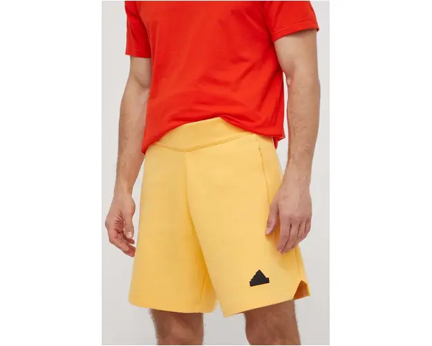 adidas pantaloni scurti Z.N.E barbati, culoarea galben, IR5235