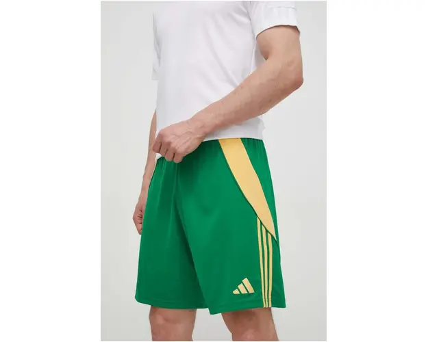 adidas Performance pantaloni scurti de antrenament Tiro24 culoarea verde, IT2414