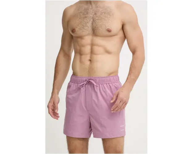Samsoe Samsoe pantaloni scurti de baie MOSES culoarea violet, M23100085