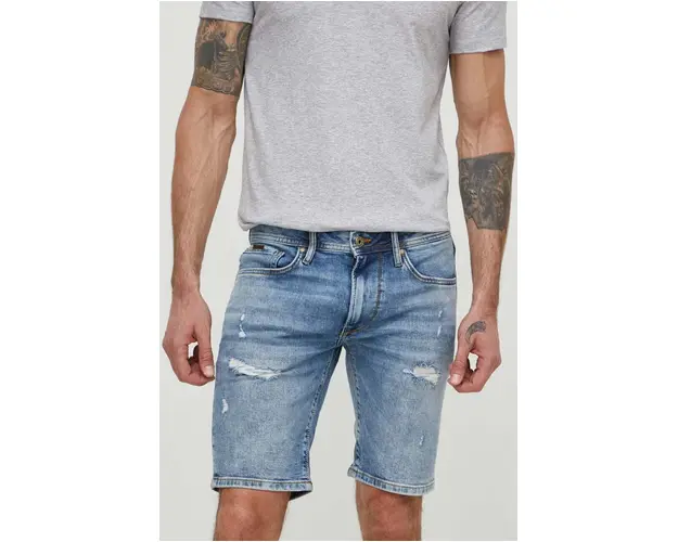 Pepe Jeans pantaloni scurti jeans barbati
