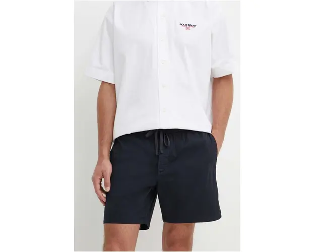 BOSS Orange pantaloni scurti barbati, culoarea bleumarin, 50514353