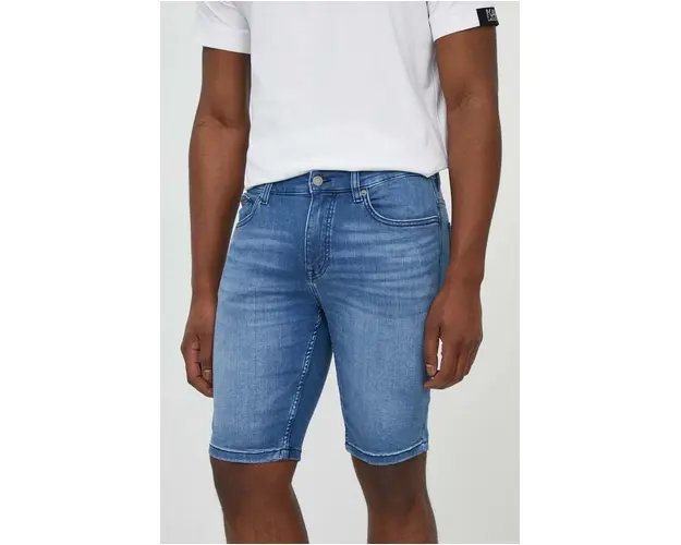 BOSS Orange pantaloni scurti jeans barbati 50513488