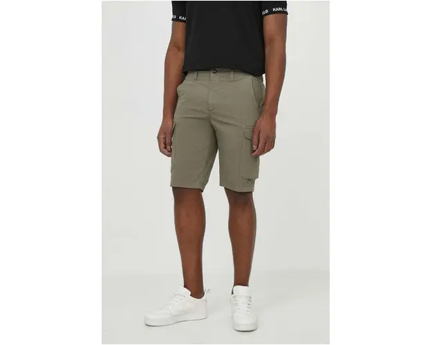 North Sails pantaloni scurti barbati, culoarea verde, 673098