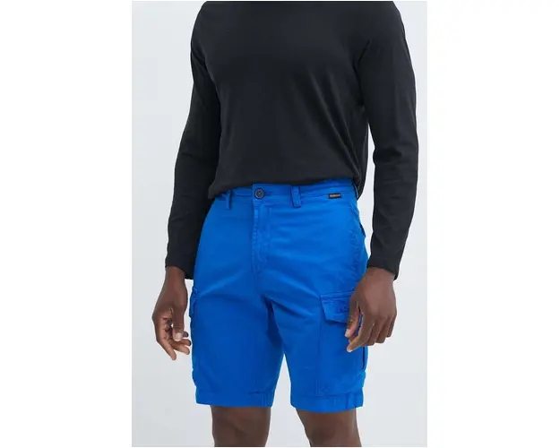 Napapijri pantaloni scurti din bumbac N-Deline NP0A4HOTB2L1