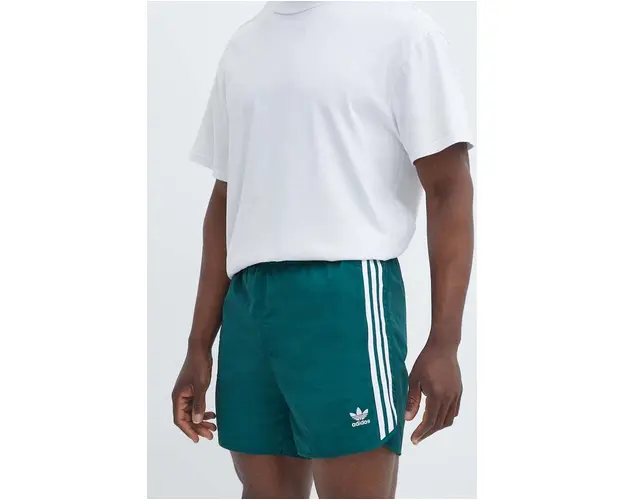 adidas Originals pantaloni scurti barbati, culoarea verde, IM9416