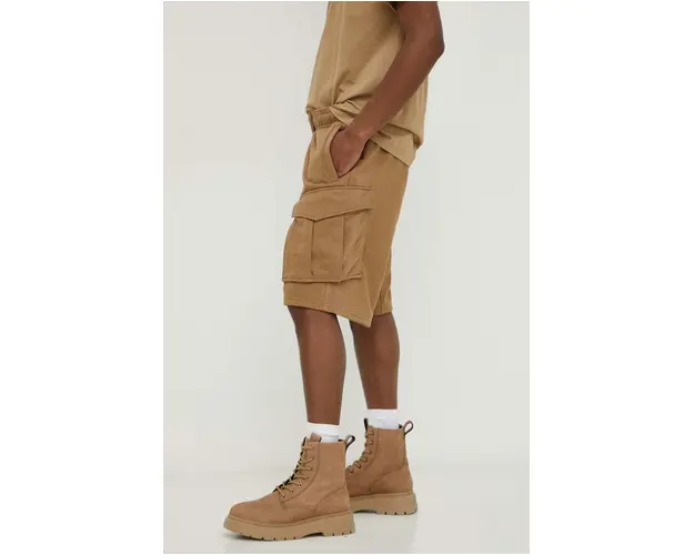 G-Star Raw pantaloni scurti barbati, culoarea bej