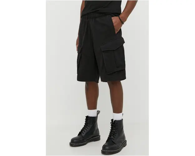 G-Star Raw pantaloni scurti barbati, culoarea negru