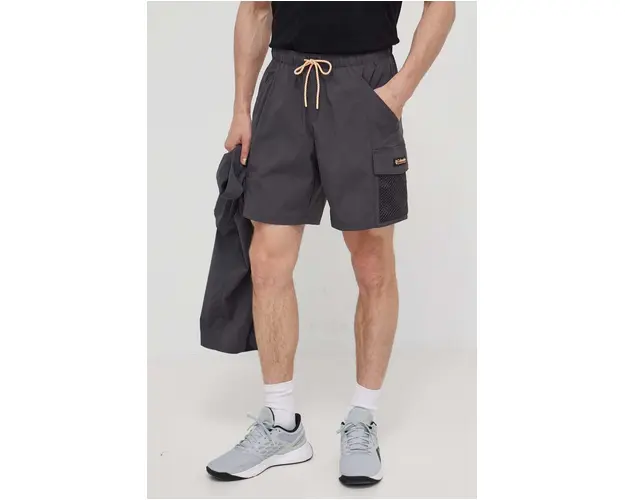 Columbia pantaloni scurti Painted Peak barbati, culoarea gri, 2074501