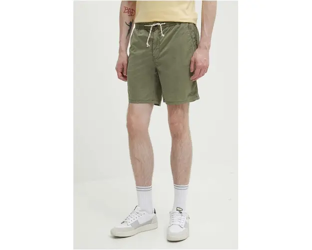 Superdry pantaloni scurti barbati, culoarea verde