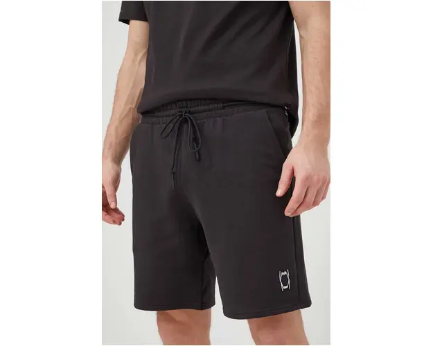 Puma pantaloni scurti din bumbac culoarea negru 625093
